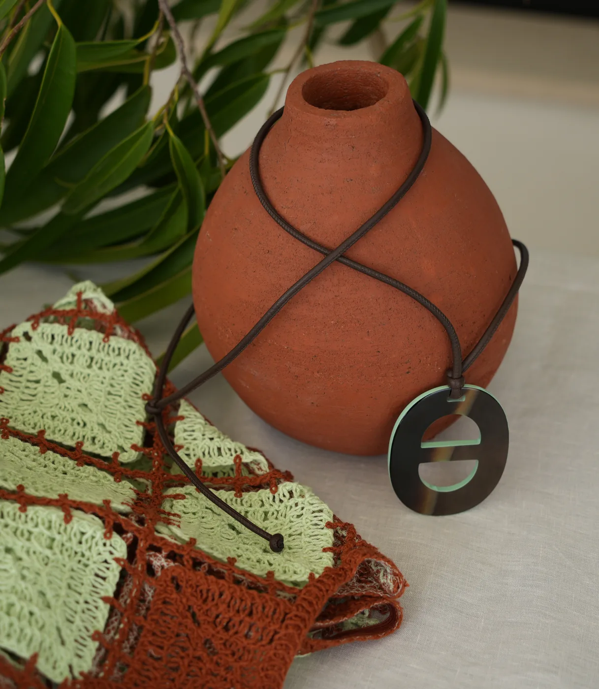 Aurea Green — Corno de búfalo · Verde · Reversível
