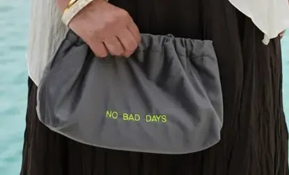 No Bad Days — Veludo · Cinza